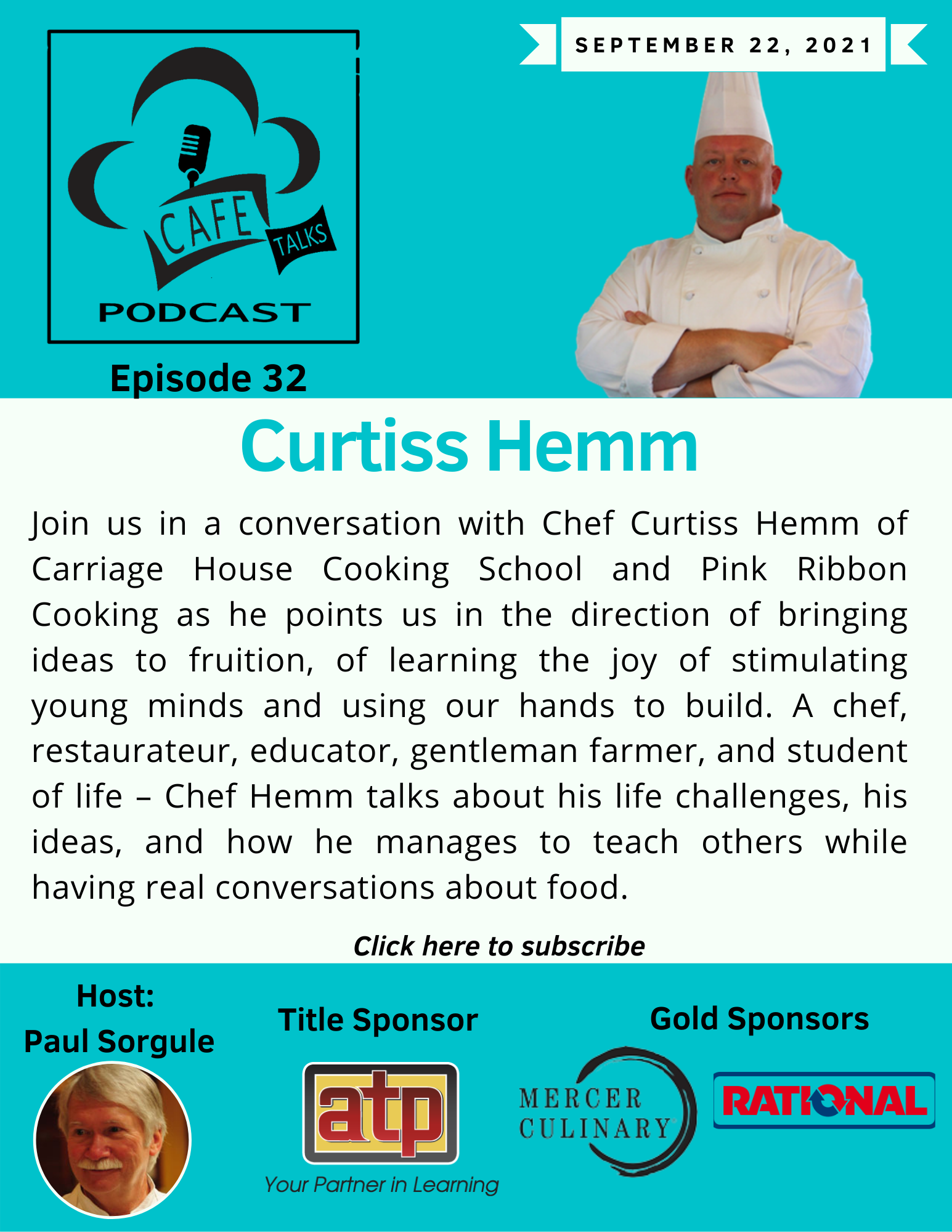 CAFE Talks Podcast 32 Curtiss Hemm