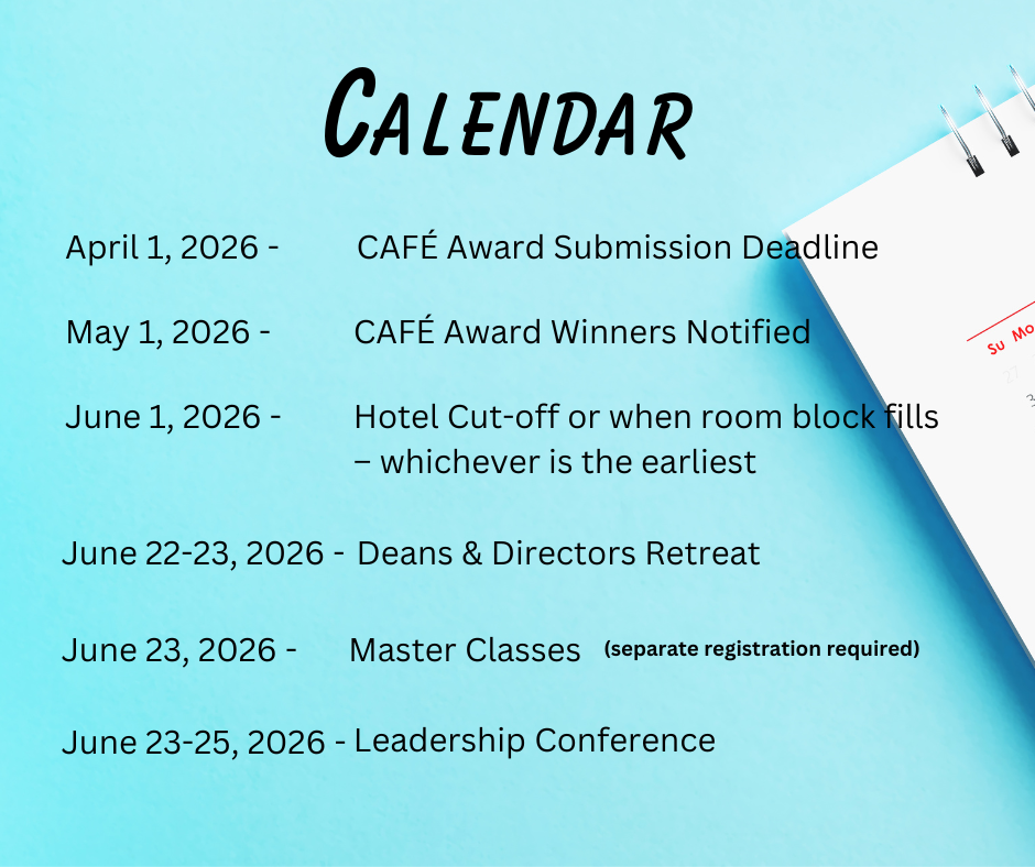  2026 Conference Calendar